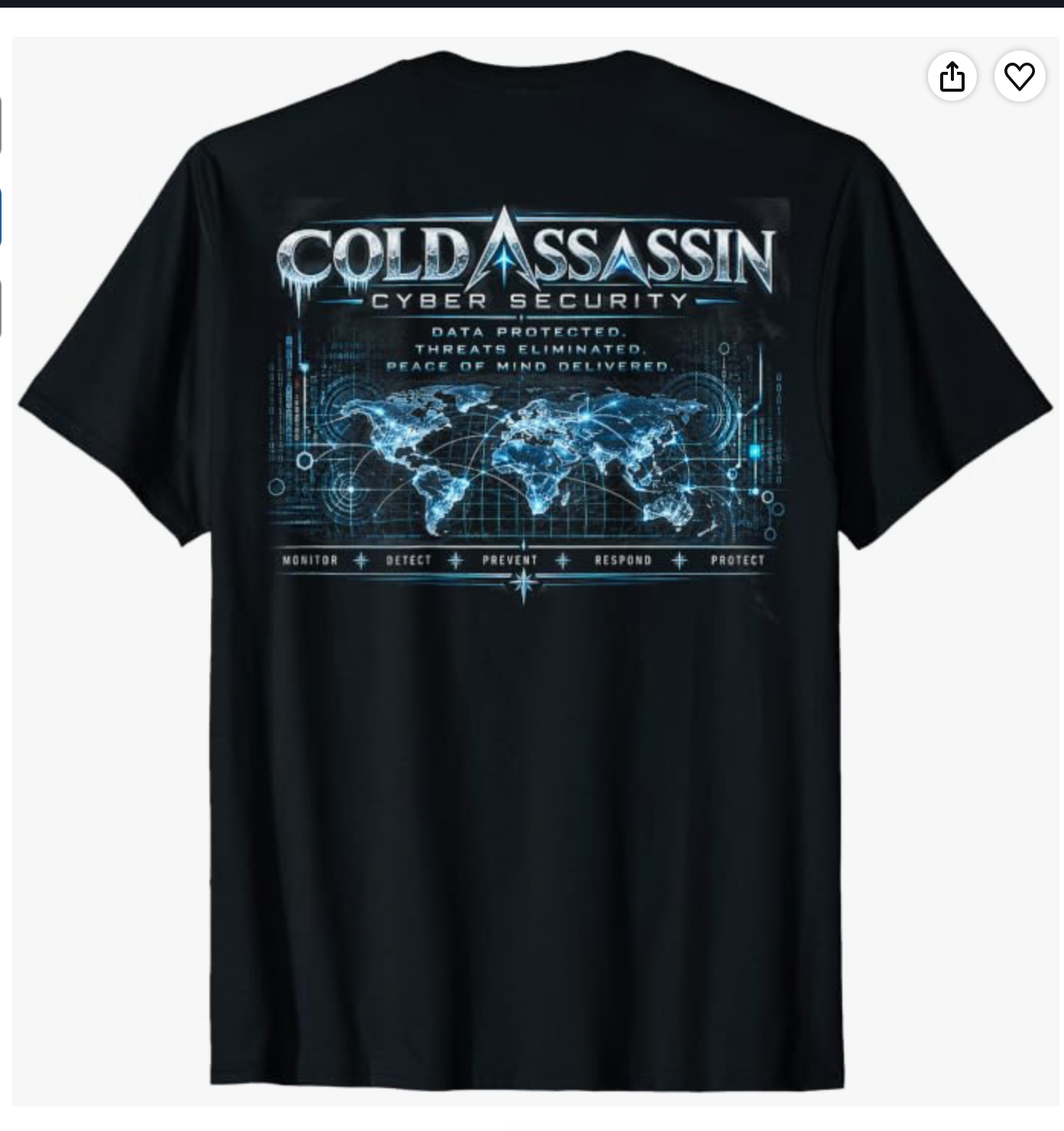 Cold Assassin T-shirt — back view