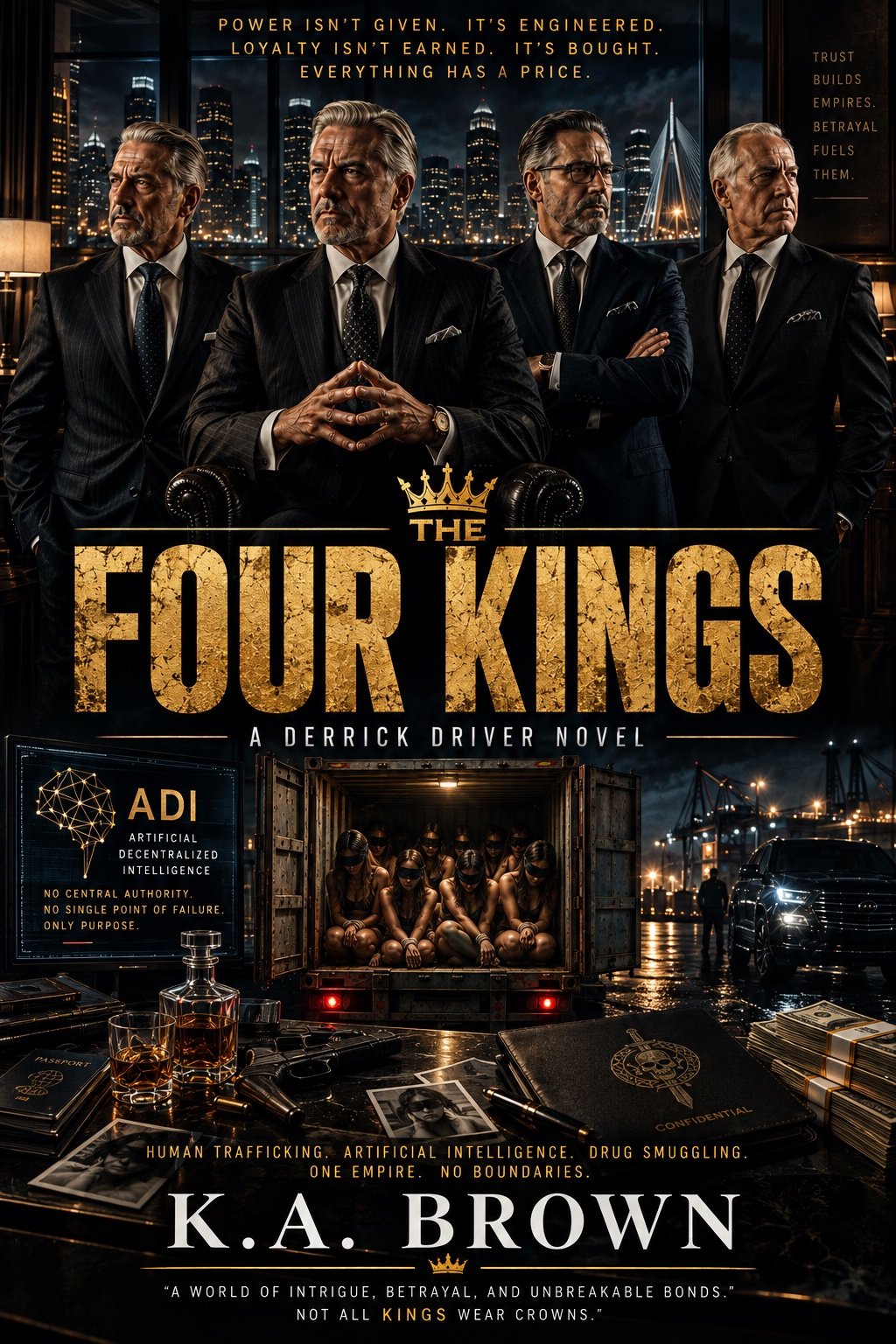 The Four Kings by K.A. Brown book cover
